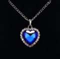 Heart Shaped Titanic Locket & Adjustable Titanic Heart of Ocean Necklaces.