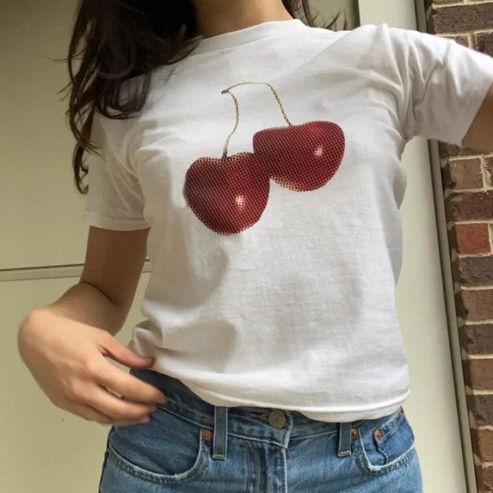 Aesthetic%20Summer%20Baby%20Tee%20Streetwear%20Goth%20Harajuku%20Letter%20Graphic%20Cherry%20Print%20T-shirt%20Vintage%20Crop%20Tops%20Women%202000s%20Y2K%20Clothes%20-%20Image%202