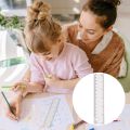2pcs Clear Transparent Straight Shatter Resistant Ruler, Measuring Tool for Students & Office 6 inch(15cm).