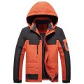 Men's Waterproof Hooded Jacket Men's Thickened Warm Jacket Windproof 9XL Oversized Men's Winter Jacket Fleece Thickened Jacket. 