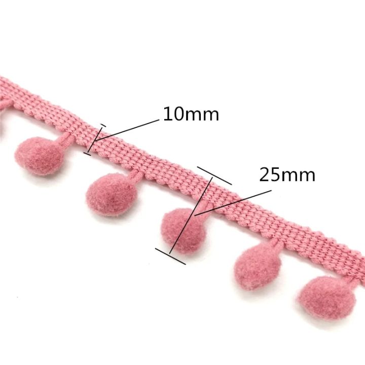 2%20yards%20Pom%20Pom%20Lace%20Trim%20Ball%20Ribbon%20MINI%20Pearl%20Pompom%20Fringe%20Ribbon%20Sewing%20Lace%20Kintted%20Fabric%20Handmade%20DIY%20Craft%20Accessories%20-%20Image%203