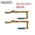 For Huawei Nova 7i Home Button Nova 7 SE Fingerprint Touch ID Sensor Flex Cable Ribbon Replacement Honor 30s Fingerprint Flex.