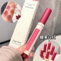 KH C Gege Bear Plays With Color Art Color Lip Mud Pen Matte Velvet Matte Lipstick White Makeup Is Not Easy To Touch The Cup Lip Gloss.