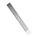 Steel Small Straight Ruler 6 Inch | Durable Metal Measuring Scale for School & Office Use. 