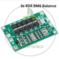 3 String 3S 40A Li-ion BMS PCM Lithium Battery 18650 Charging Protection Board.
