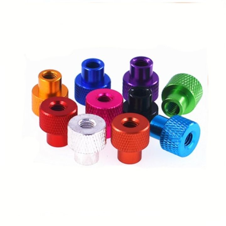 5pcs/lot%20M3%20M4%20m5%20m6%20m8%20colourful%20aluminum%20%20Frame%20Hand%20Tighten%20Flange%20Nut%20step%20knurled%20thumb%20nut%20-%20Image%204