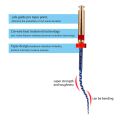 6Pcs Dental Endodontic Engine Use NiTi Rotary Heat Activated Files Reciprocating Endodontic Root Canal Files 25mm. 
