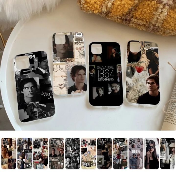 The Vampire Diaries Phone Case For iPhone 14 13 12 Mini 11 Pro XS Max X XR SE 6 7 8 Plus Soft Silicone Cover