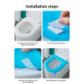 Waterproof Toilet Seat Cushion Bathroom Accessories Silicone Four Seasons Household Washable Paste Foam Toilet Cover. 