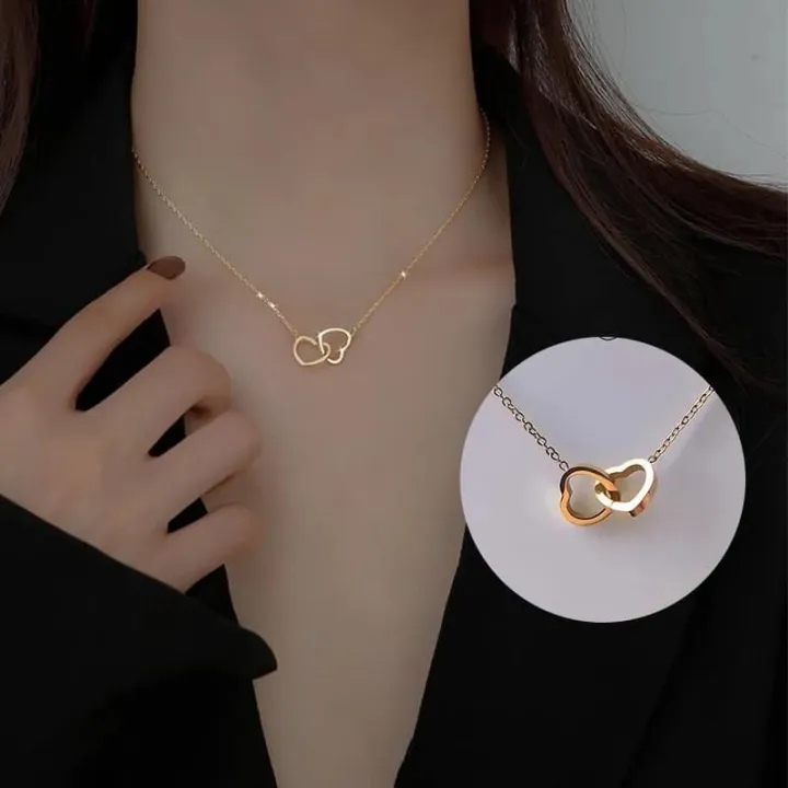 Two%20Heart%20Shaped%20Necklaces%20Chain%20For%20Women%20-%20Image%202