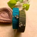 Handmade Full stone work Churi Bangles.