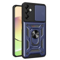 PlusCase for Samsung Galaxy A24 4G Phone Casing Slide Lens Armor Case Shockproof Stand Holder Camera Protect Back Cover.