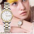 Relo Oruss Watch for women Pawnable 3ATM Water proof Date Steel Strap Couple watch. 