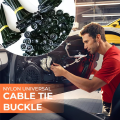 Nylon Universal Cable Tie Buckle Multipurpose Plastic Cable Ties Tool Heavy Duty Self Locking Upgrade 20PCS.