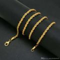 CM Jewelry Flexible Rope Chain Necklace Women Chain. 