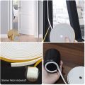 Self Adhesive Foam Tape Door 6mm Wide x 3mm Thick 3 Pcs Each White.