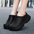 Foreign trade oil proof waterproof hotel kitchen chef labor protection work shoes EVA anti slip toe slippers surgical shoes wholesale.