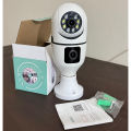 OKAM PRO PF01T3 BULB PTZ WIFI IP Camera 1080P HD Video 3MP+3MP Dual Lens 1080P 360 Degree Rotation Night Vision Two-Way Audio Motion Detection. 