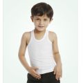 London Boy White Cotton vest Sando Ganji For Boys/ Baby-Best Quality -(1 Month to 14 Years).