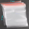 Resealable Clear Zipper Poly Bag any size. 
