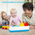 Baby Montessori Toys Pop Up Switch Box Activity Toy for Babies Early Learning Educational Toy for Sorting Colors Animals and Car SnowWhite. 