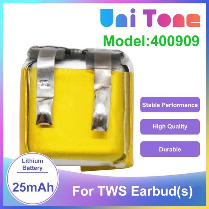 400909/400909P High Capacity 3.7V Li-Po Replacement Battery for TWS Earbud(s)