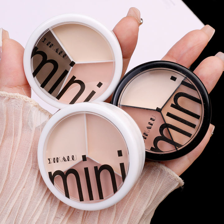 3 Colors Concealer Palette Eyeshadow Base Palette Matte Contour Concealer Covering For Dark Circles Concealer