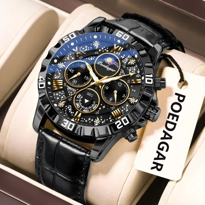 POEDAGAR%20973%20Moon%20New%20Luxury%20Genuine%20Leather%20Men%20Quartz%20Watches%20Luminous%20Daily%20Life%20Waterproof%20Chronograph%20fashion%20Analog%20Watch%20for%20men%20-%20Watch%20For%20Men%20-%20Image%204