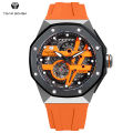 TSAR BOMBA Mens Mechanical Watches 100m Water Resistant Clock Automatic Watch Luxury Wristwatch for Men. 