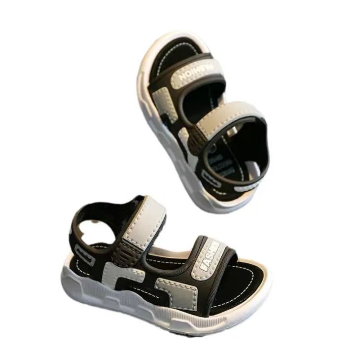 Children's%20and%20girls'%20sandals%202023%20new%20Korean%20version%20of%20soft-soled%20non-slip%20middle-sized%20and%20boys'%20baby%20beach%20sandals%20-%20Image%205