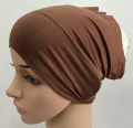 Modal Cotton Inner Hijab Caps Muslim Stretch Turban Cap Islamic Underscarf Bonnet Hat Female Headband Tube Cap Mujer Turbante. 