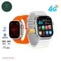 S8 ultra honeycomb Edition Smart watch 4g Sim Version Calling Watch Google Playstore Youtube 1GB RAM 16GB ROM Android Smartwatch Bluetooth Support Watch TV with GPS Tracking. 