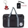 Anime Persona 5 P5 Shujin Gakuen Cosplay Handbag JK Uniform Shoulder Bag Crossbody Messenger Bags Satchel with keyring. 