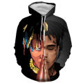2023 New Fashion RAPPER Juice Wrld 3D Print Hoodie Men Cool Kids Hoody Sweatshirt Casual Long Sleeve Hooded Top Boys Hoodies. 