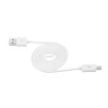 HA 1m 3ft Round V8 USB to Micro USB Good Quality Charge Data Cable for Samsung-White. 