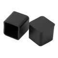 12Pc Square Rubber Feet Cups Table Chair Leg Protect Caps Durable Anti Slip PVC Pads Furniture Legs End Tips Covers Floor Guards. 