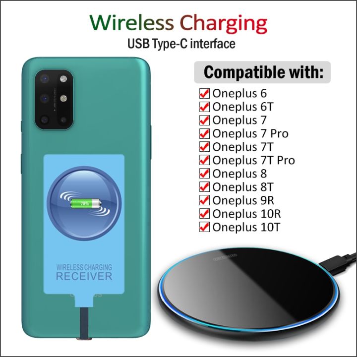 Oneplus Wireless Charger Qi Wireless Charging Receiver Adapter For