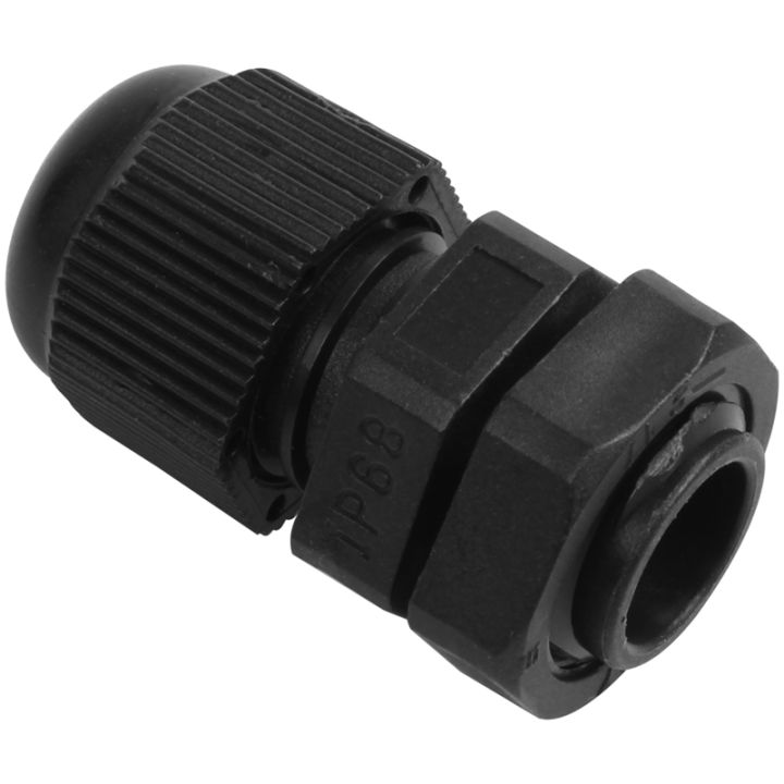 PG7%20Black%20Nylon%20Waterproof%20Strain%20Relief,Cord%20Grip,Cable%20Gland%203.5-6%20mm%2050pcs%20-%20%20black%20-%20Image%203