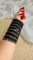 Metal Velvet bangles for woman multicolor (48 Piece).