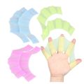 Swimming Hand Finger Fin Learning Swimming Pool Accessory Finger Wear Hand Web Flippers Training Diving Gloves Swim Pool Paddles. 