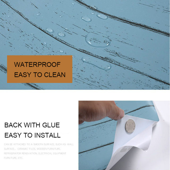 Old%20Furniture%20Wood%20Pattern%20Wall%20Stickers%20PVC%20Self-Adhesive%20Wallpapers%20Decals%20Desktop%20Wardrobe%20Door%20Decorative%20Film%20Home%20Decor%20-%20Image%202