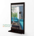Furnisha Home Furniture Engineered Wood Cupboard Frame Dressing Wall Mirrors/ Wall Hanging Dressing Mirrors With Shelf/Decorative Wall Mirror/Dressing Table For Bed Room/Living Room / Bath Room 28/16. 