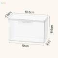 Photo Storage Box Embellishment Keeper with Lid Portable Dustproof Container for Photos Label 220ml. 