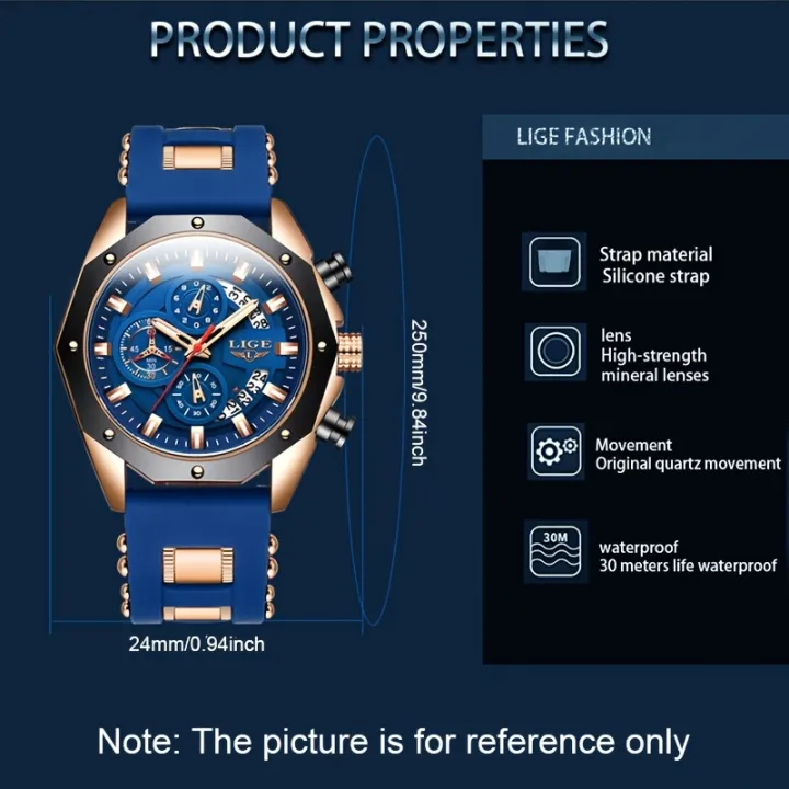 LIGE%20Mens%20Watches%20Brand%20Luxury%20Silicone%20Strap%20Waterproof%20Sport%20Quartz%20Watch%20Men%20Chronograph%20Clock%20-%20Image%202