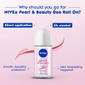 Nivea Pearl & Beauty Deodorant Roll-On (Germany) - 25 ml. 
