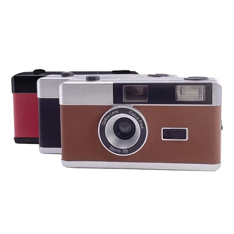 35mm Film Camera Retro Style Camera, Focus Free, Reusable, Built