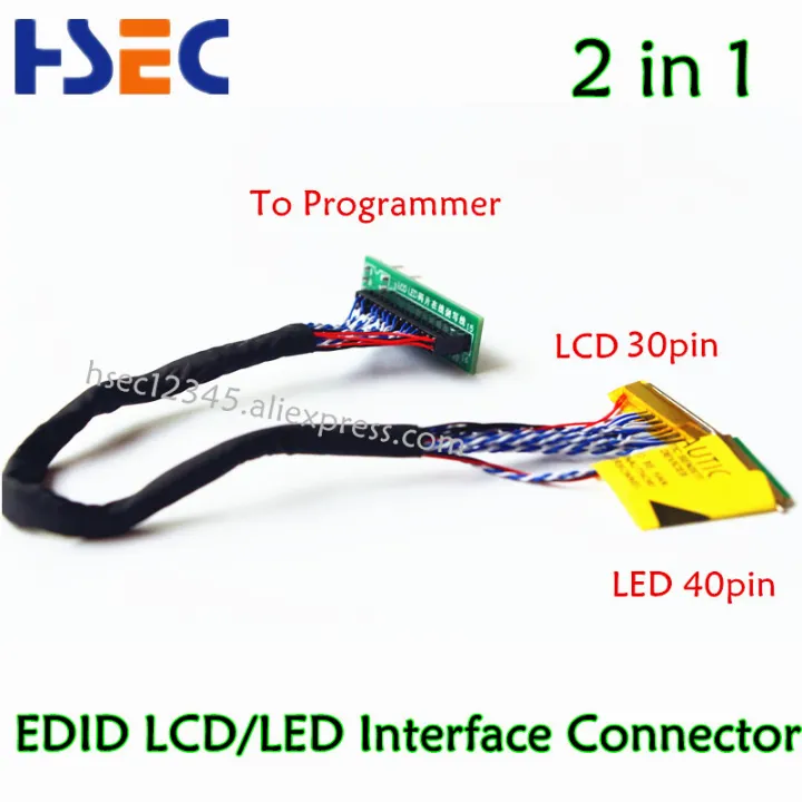 EDID Notebook LCD screen code chip data read line LED LCD 2 in 1 For ...