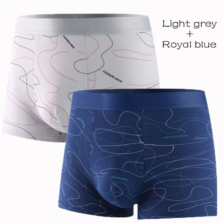Boxers%20Man%20Line%20Print%20Underpants%20U%20Convex%20Panties%20Comfortable%20Shorts%20Cotton%20Mens%20Solid%20Undeewear%20Breathable%20Brief%204XL%20Lingerie%20-%20Image%202