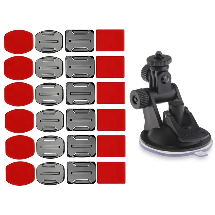 Suction%20fixing%20Holder%20car%20mount%20with%20Helmet%20Accessories%20Kit%20Set%2012x%20Surface%20Mounts%20+%2012x%20Sticker%20Pads%20-%20Image%202