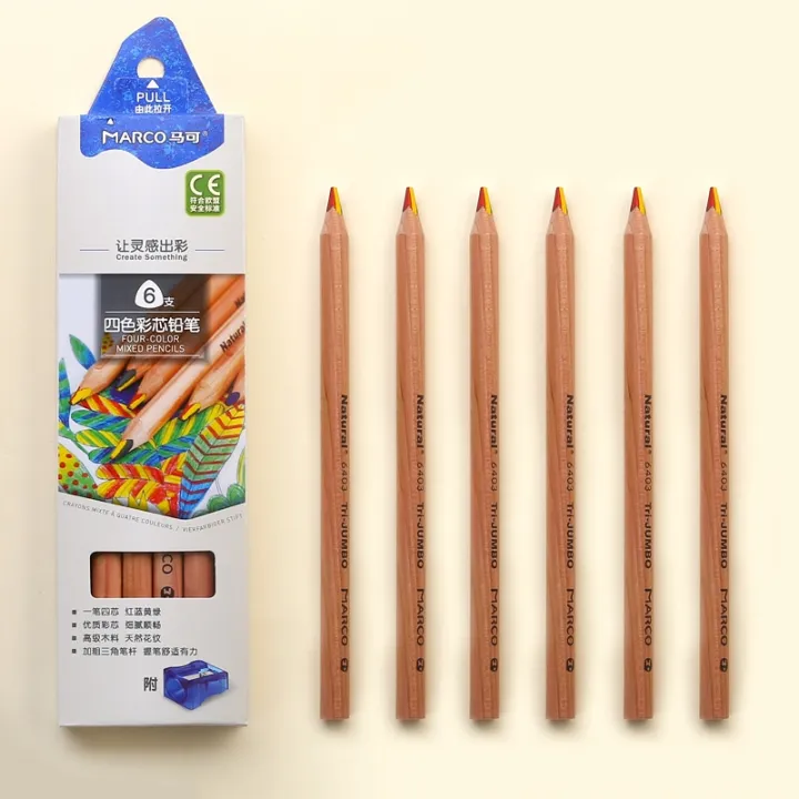 Marko%20Rainbow%20Color%206%20Pcs%204%20In%201%20Colors%20Colored%20Pencil%20for%20Kids%20Students%20and%20Creative%20Drawing%20-%20Image%208